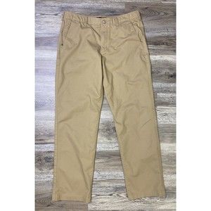 Eddie Bauer Travex Pants Men's 36x36 Khaki Outdoor Hiking Actual 36x35